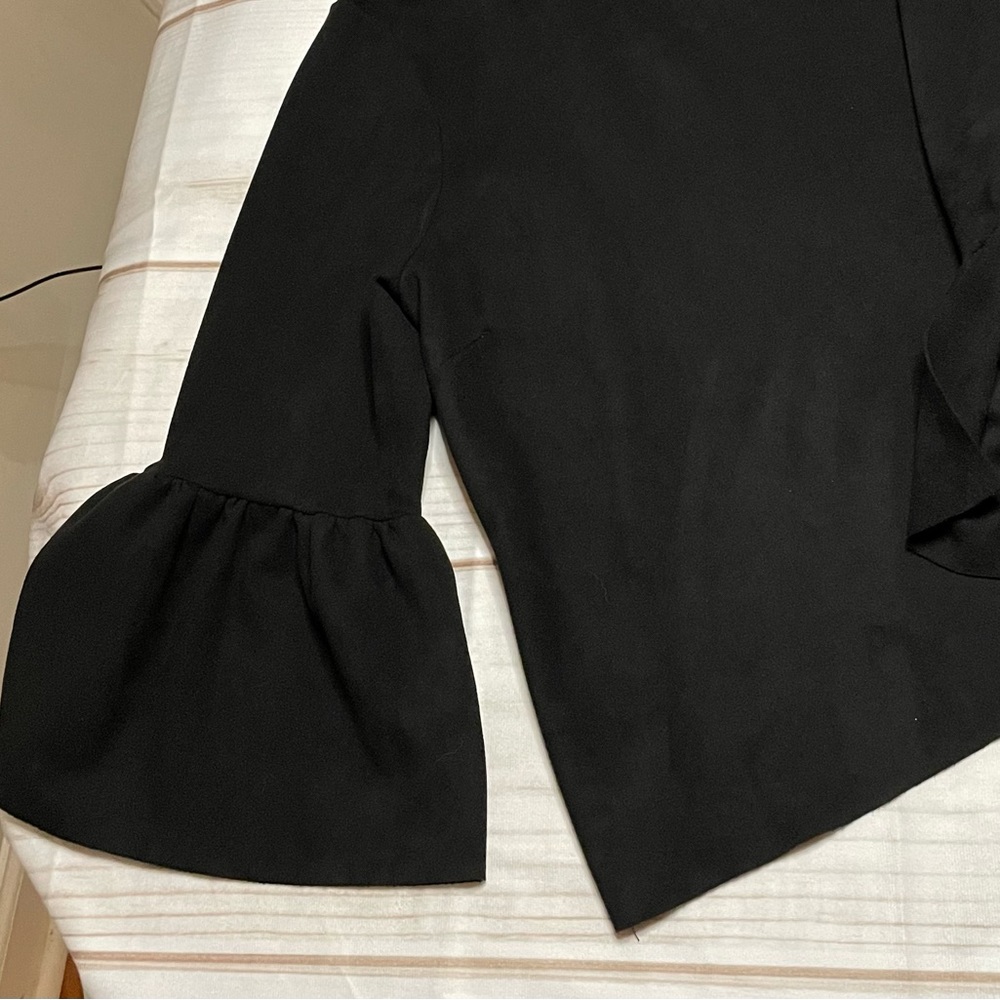 Bell Sleeve Sueded Top Size L